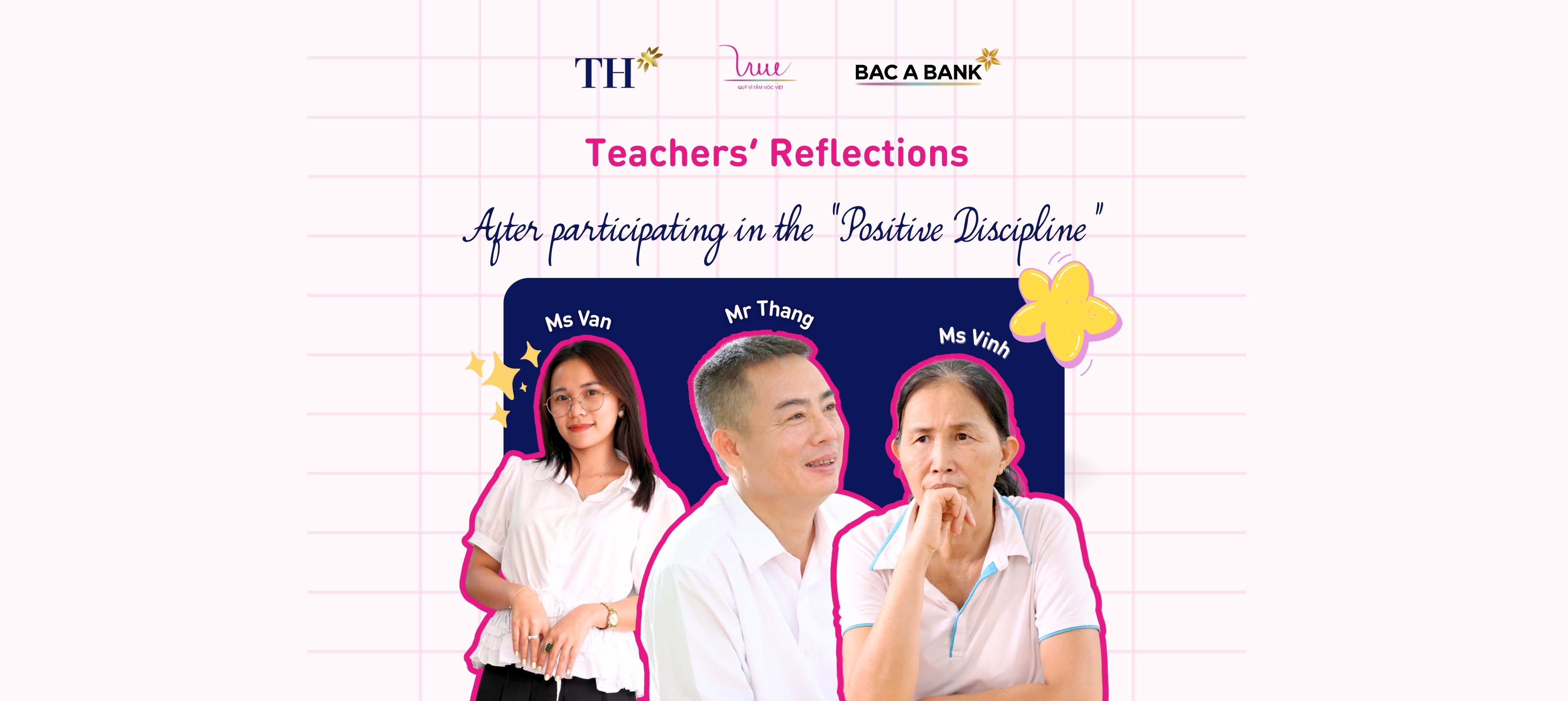 Reflections from participants of the Positive discipline training